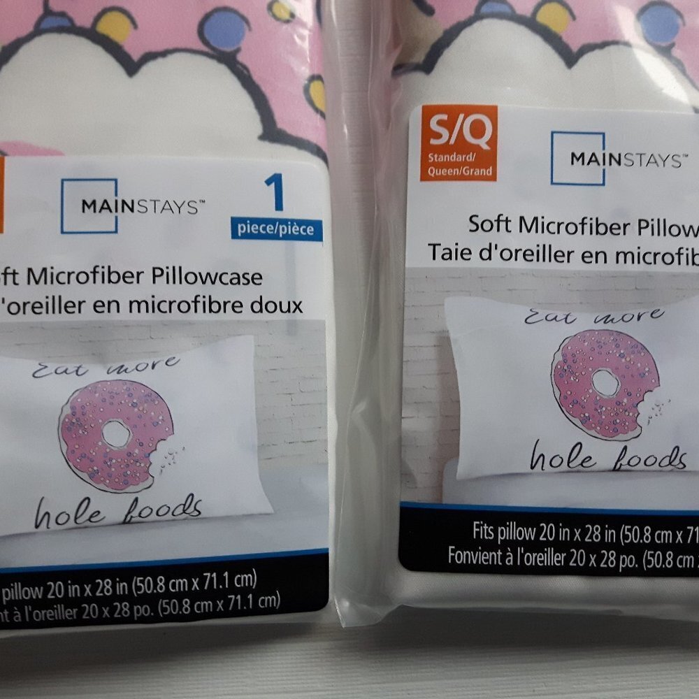 Eat More hole Foods Donut Pillowcases Pillow Case